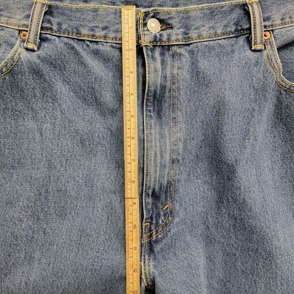 Levi's 550 Relaxed Fit Tapered Leg Men's Denim Blue Jeans Size 47x29 Actual - Picture 6 of 10